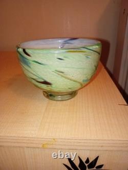 Heikki Orvola C. 1992 Studio Art Glass Signed On The Base. Stunning piece