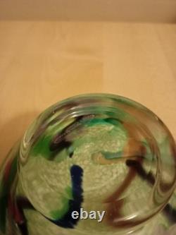 Heikki Orvola C. 1992 Studio Art Glass Signed On The Base. Stunning piece