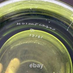 Holmegaard Denmark Green Vase Per Lutken circa 1955 1963 hand blown