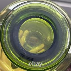 Holmegaard Denmark Green Vase Per Lutken circa 1955 1963 hand blown