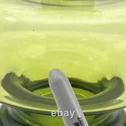 Holmegaard Denmark Green Vase Per Lutken circa 1955 1963 hand blown