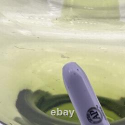 Holmegaard Denmark Green Vase Per Lutken circa 1955 1963 hand blown