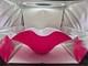 Huge 50cm Murano Cased Glass Centerpiece Bowl Pink White Signed 2.5kg Freeform