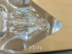Huge Buxton and Kutch Signed Faceted Glass Vase 4kg! 7.5 inches