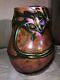 Huge Charles Lotton Lava Art Glass Vase-1989-signed