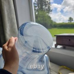 Huge Murano Hankerchief Art Glass Vase. Mid Century Centrepiece Italian Glass
