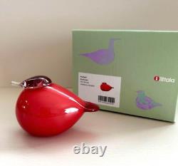 Iittala Birds by Toikka Puffball cranberry withBox