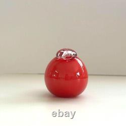 Iittala Birds by Toikka Puffball cranberry withBox