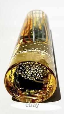 Italian Art Glass Tallegio Vase By Studio Dino Ripa