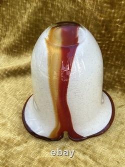 Italian Design Murano Artistic Glass Vase, 1980s