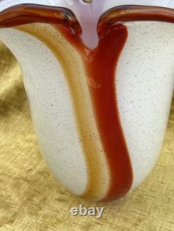 Italian Design Murano Artistic Glass Vase, 1980s