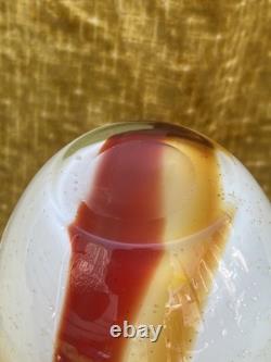 Italian Design Murano Artistic Glass Vase, 1980s