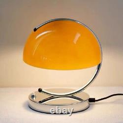 Italian Glass Table Light for Bedroom Décor Desk Lighting Lamp Fixtures Chromed
