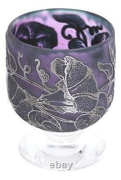 JONATHAN HARRIS Ironbridge Cameo Glass Vase MOONFLOWER Ltd Edition 100