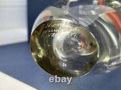 Jaakko Niemi J Niemi Nuutajarvi Notsjo 57 Art Glass Vase as in 1957 Signed
