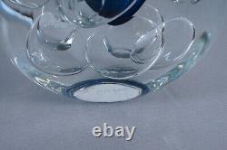 Jaroslav Svoboda Design Vase Glass Vase Glass Art Blue with Air Includes