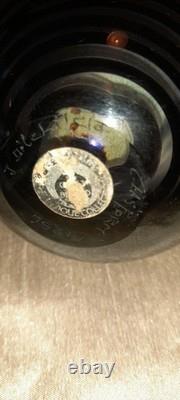 John Ditchfield Signed Iridescent Glass Form Vase