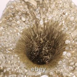 John-Richard Luxury Handblown Glass Eruption Vase Heavy Designer Art Glass 16
