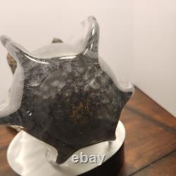 John-Richard Luxury Handblown Glass Eruption Vase Heavy Designer Art Glass 16