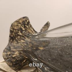 John-Richard Luxury Handblown Glass Eruption Vase Heavy Designer Art Glass 16