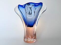 Josef Hospodka CHRIBSKA Vintage Czech Art Glass Vase