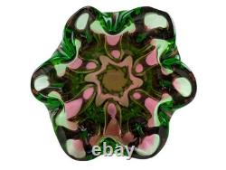 Joseph Hospodka X Chribska MID Century Czech Studio Art Glass Vase