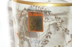 Joska Studio Design Vase Bohemian Glass Vase Art Nouveau Lady Bohemia