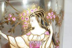 Joska Studio Design Vase Bohemian Glass Vase Art Nouveau Lady Bohemia