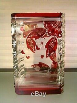 Karl Palda Art Deco Glass Vase