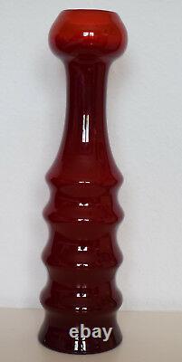 Kazimierz Krawczyk Design Vase Giraffe yrafka 70s Artglass midcentury Vintage