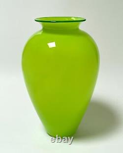 Keith Rowe Australian Studio Art Glass Vase Signed Hand Blown