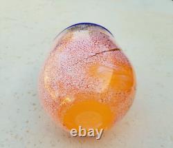 Keith Rowe Bushfire Series Art Glass Vase