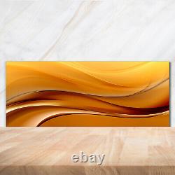 Kitchen Glass Splashback 125x50 Waves background