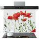 Kitchen Glass Splashback Toughened Tile Cooker Any Size Red Poppies Flowers Art