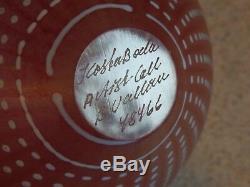 Kosta Boda Art Glass Sweden Artist Signed B. Vallien Numbered Vase 4 3/8