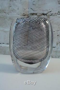 Kosta Boda Purple Art Glass Vase by V. Lindstrand Hand Formed 1958-59 Get It Now