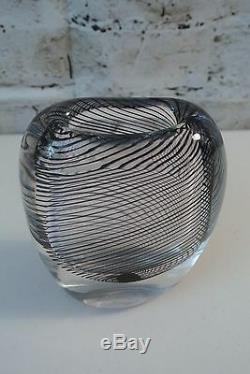Kosta Boda Purple Art Glass Vase by V. Lindstrand Hand Formed 1958-59 Get It Now