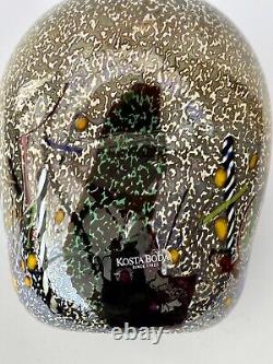 Kosta Boda Rare Art Glass Vase 59431 Signed By Artist Bertil Vallien