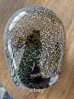 Kosta Boda Rare Art Glass Vase 59431 Signed By Artist Bertil Vallien