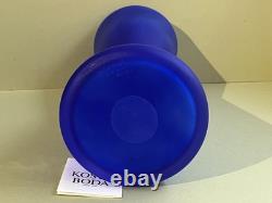 Kosta Boda Stromboli Hourglass Design Vase by Gunnel Sahlin 1994