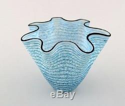 Kosta Boda, Ulrica H. Vallien art glass vase. Swedish design