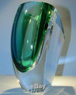 Kosta Boda Vase Mirage Art Crystal Glass Goran Warff New In Box
