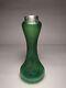 Kralik Iridescent Hallmarked Silver Collar Glass Vase