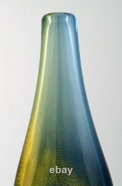 LARGE Sven Palmqvist, Orrefors KRAKA art glass vase, net pattern