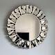 Luvodi Wall Mirror For Living Room Large Elegant Silver Glass Mirror Home Decor