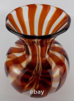Labelled Murano A Trevisan large a canne art glass vase
