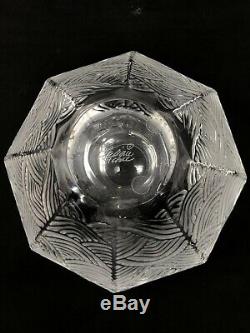Lalique Art Glass FROSTED SWIRL VASE