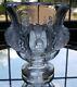 Lalique Crystal Dampierre Vase With Birds & Vines, Signed French Art Glass