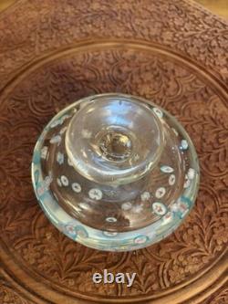 Large 1.6kg Murano A. V. E. M. Art Glass Vase Bullicante & Star Murrine MCM