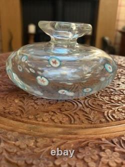 Large 1.6kg Murano A. V. E. M. Art Glass Vase Bullicante & Star Murrine MCM